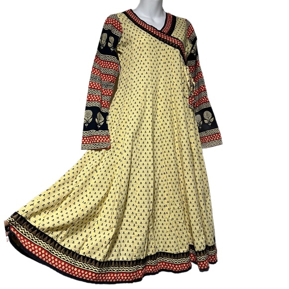 Women’s Bohemian Boho Indian Fit and Flare Dress Size XS - Picture 2 of 12